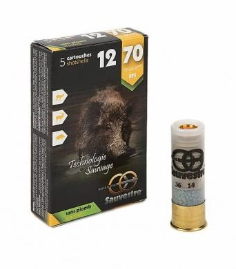 Патрон Sauvestre Leadfree 12/70 пуля BFS 21 гр. (в коробке 5шт) полумагнум медная пуля. Фото №1 Патрон Sauvestre Leadfree 12/70 пуля BFS 21 гр. (в коробке 5шт) полумагнум медная пуля. Фото №1