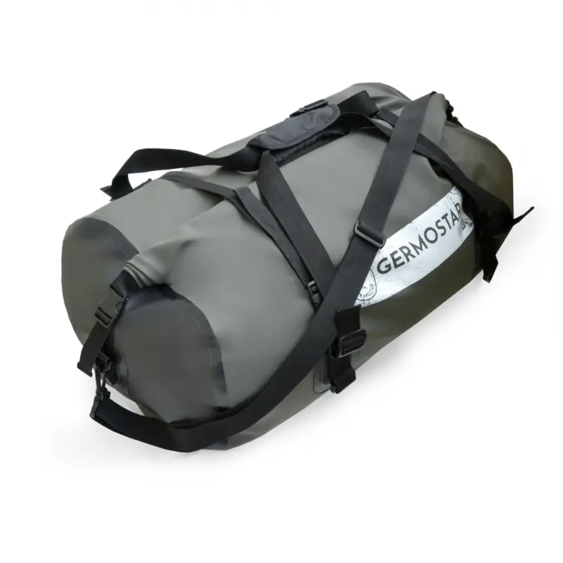 Гермосумка GERMOSTAR Combi ПВХ 80 л олива/черная. Фото №2