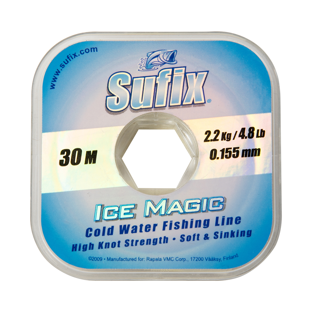 Леска Sufix Ice Magic x12 Clear 30м, 0,155мм . Фото №1 Леска Sufix Ice Magic x12 Clear 30м, 0,155мм . Фото №1