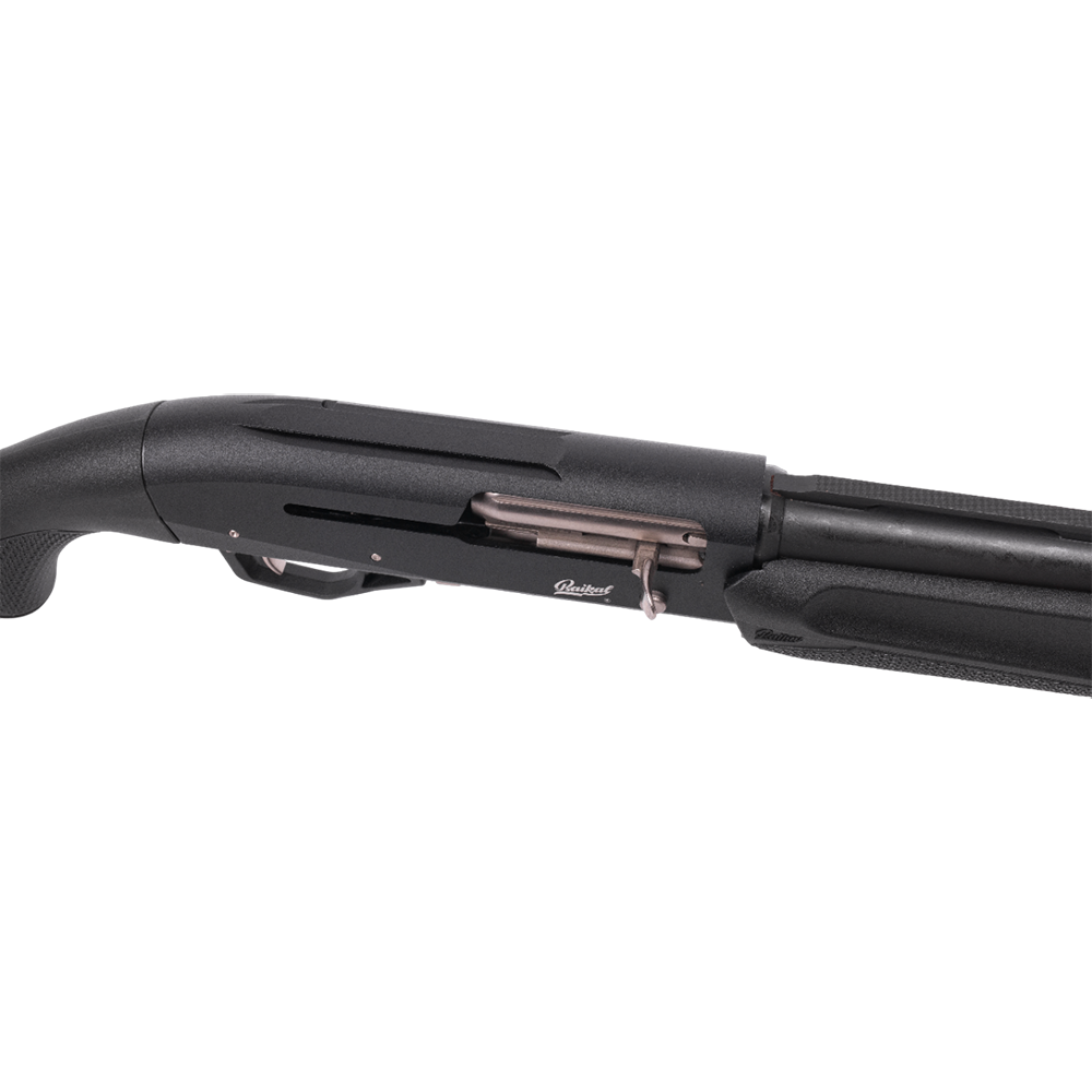 Ружье МР-155 12/76, пластик, 3 дульные насадки, цветная мушка, курок никель, полуавтомат газоотводный, L=750. Фото №5