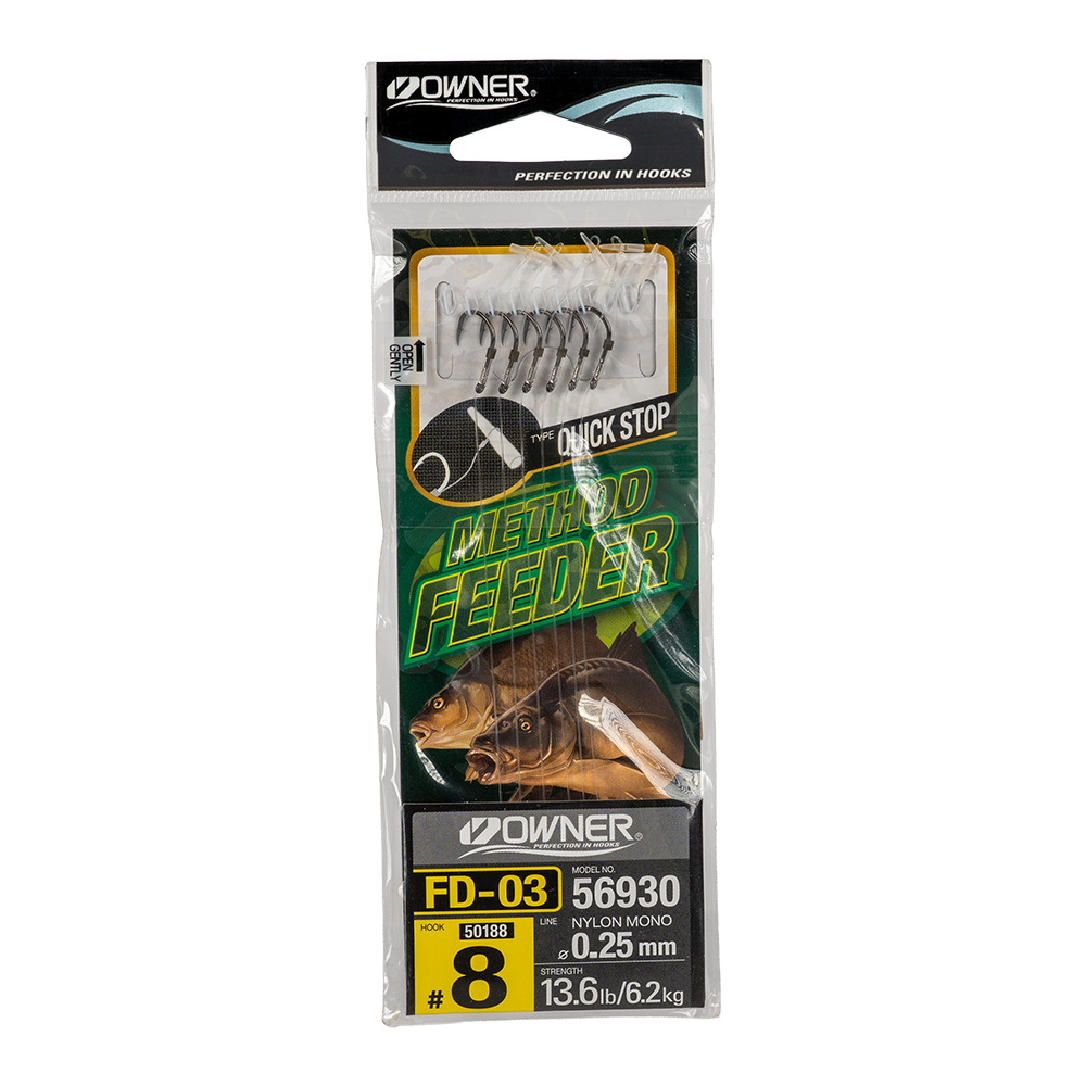 Крючок с поводком Owner FD-03 Q.STOP 08-0.25. Фото №1