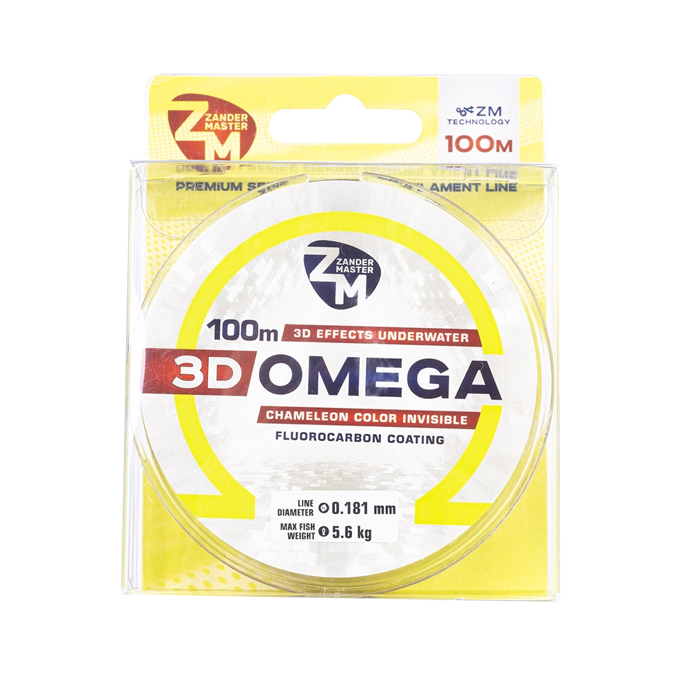 Леска монофильная ZM 3D OMEGA 0.181 100m. Фото №1 Леска монофильная ZM 3D OMEGA 0.181 100m. Фото №1