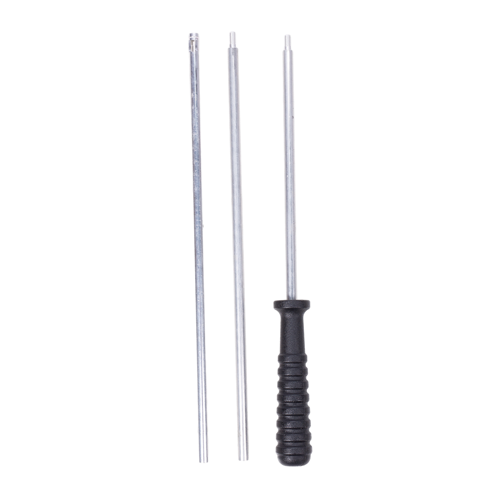 Набор для чистки оружия MegaLine в пластиковой коробке, откр.крышка, алюминиевый шомпол, 3 ерша, 20 калибр . Фото №4