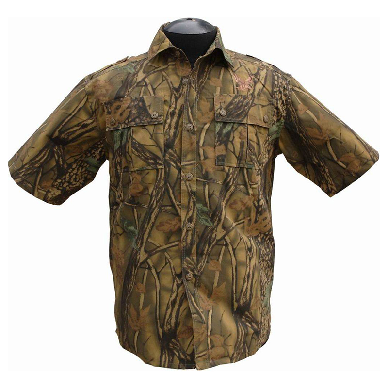 Рубашка, короткий рукав (лес) р. 60/182-188_(ХСН). Фото №1