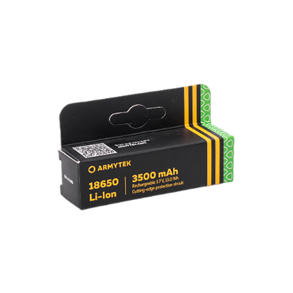 Аккумулятор Armytek 18650 Li-Ion с защитой 3500mAh. Фото №3 Аккумулятор Armytek 18650 Li-Ion с защитой 3500mAh. Фото №3