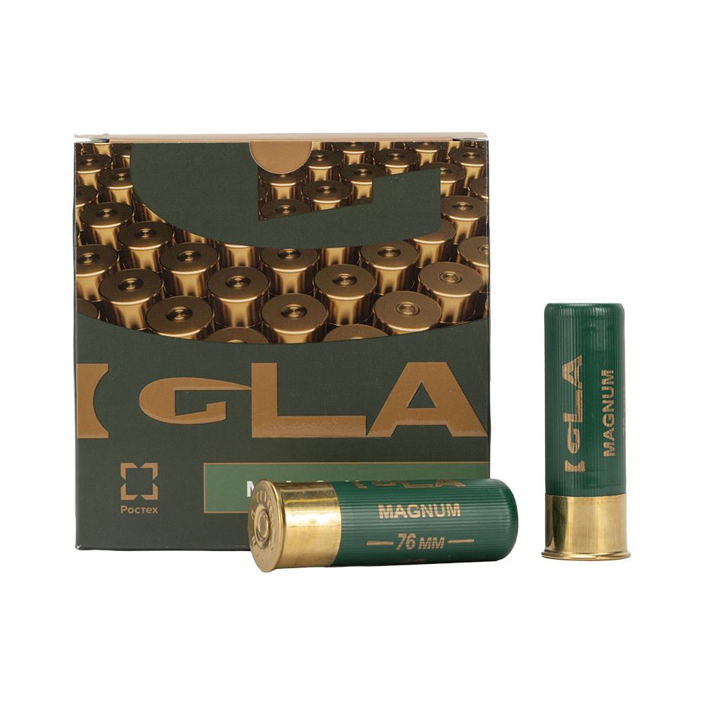 Патрон "Игла-Магнум" 12/76 № 3, 42гр. (пачка 25шт, короб.225). Фото №1 Патрон "Игла-Магнум" 12/76 № 3, 42гр. (пачка 25шт, короб.225). Фото №1