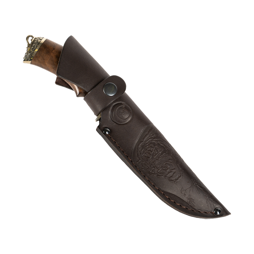 Нож МС Скиф, клинок D2, рукоять орех (кап), литье. Фото №8