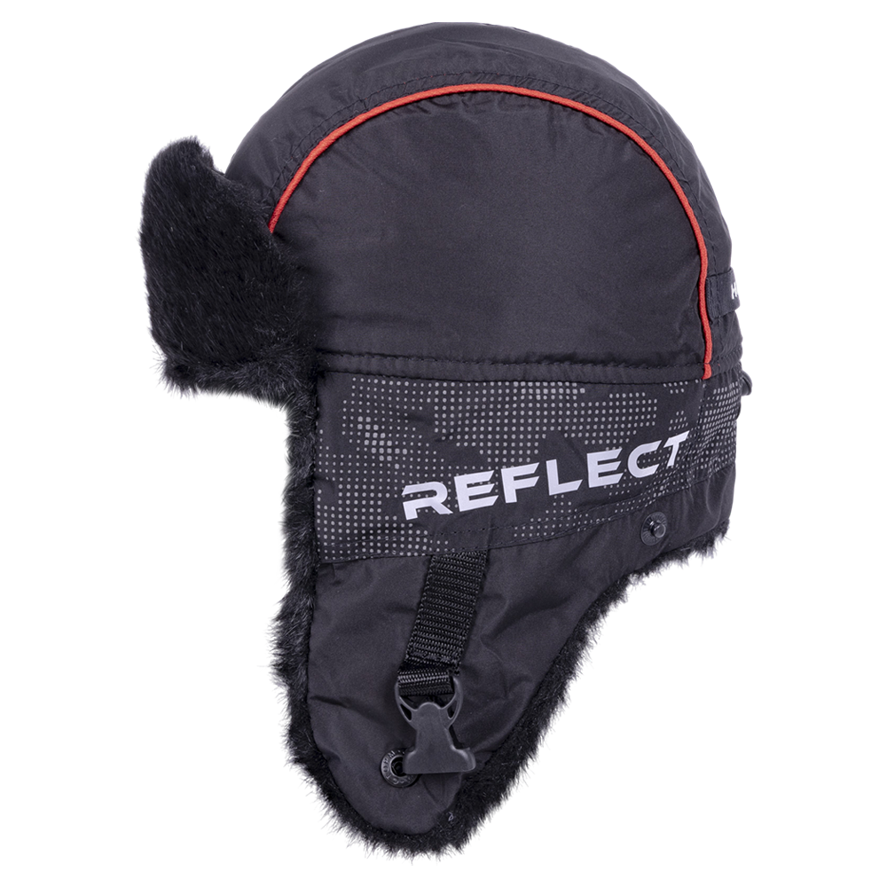 Шапка ушанка Huntsman Reflect (цв. чёрный, мех Норка, ткань Reflex Membrane) р. 58-60. Фото №2