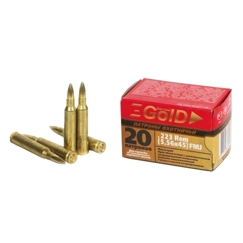 Патрон нарезной БПЗ калибр 5,56х45 FMJ Barnaul Gold лат. пуля и гильза 4,0 гр.(в пач 20 шт)(в кор 500). Фото №1 Патрон нарезной БПЗ калибр 5,56х45 FMJ Barnaul Gold лат. пуля и гильза 4,0 гр.(в пач 20 шт)(в кор 500). Фото №1
