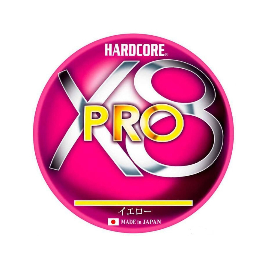 Пл.шн. Duel PE Hardcore X8 200m Yellow #0.6 (0.132mm) 5.8kg			. Фото №1