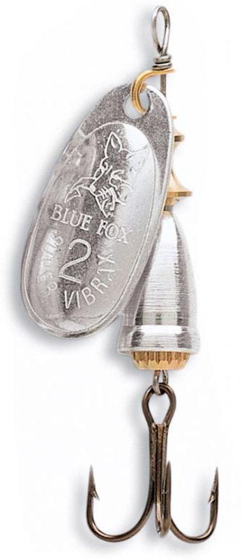 Блесна вращающаяся Blue Fox Vibrax Original №6, 18гр, цвет (S) серебро. Фото №2
