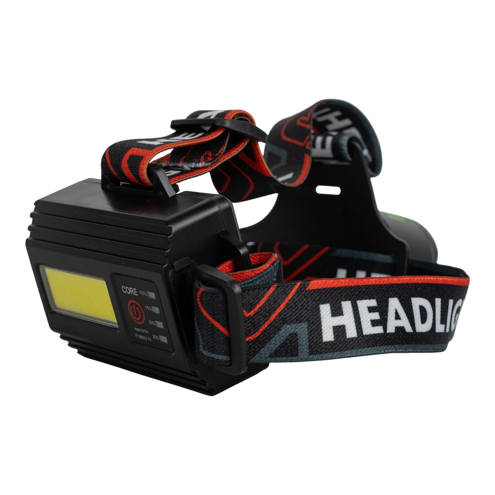 Фонарь налобный (аккумулятор 18650-3шт,+COB диод, инд. заряда, разъем Type-C, power bank). Фото №4