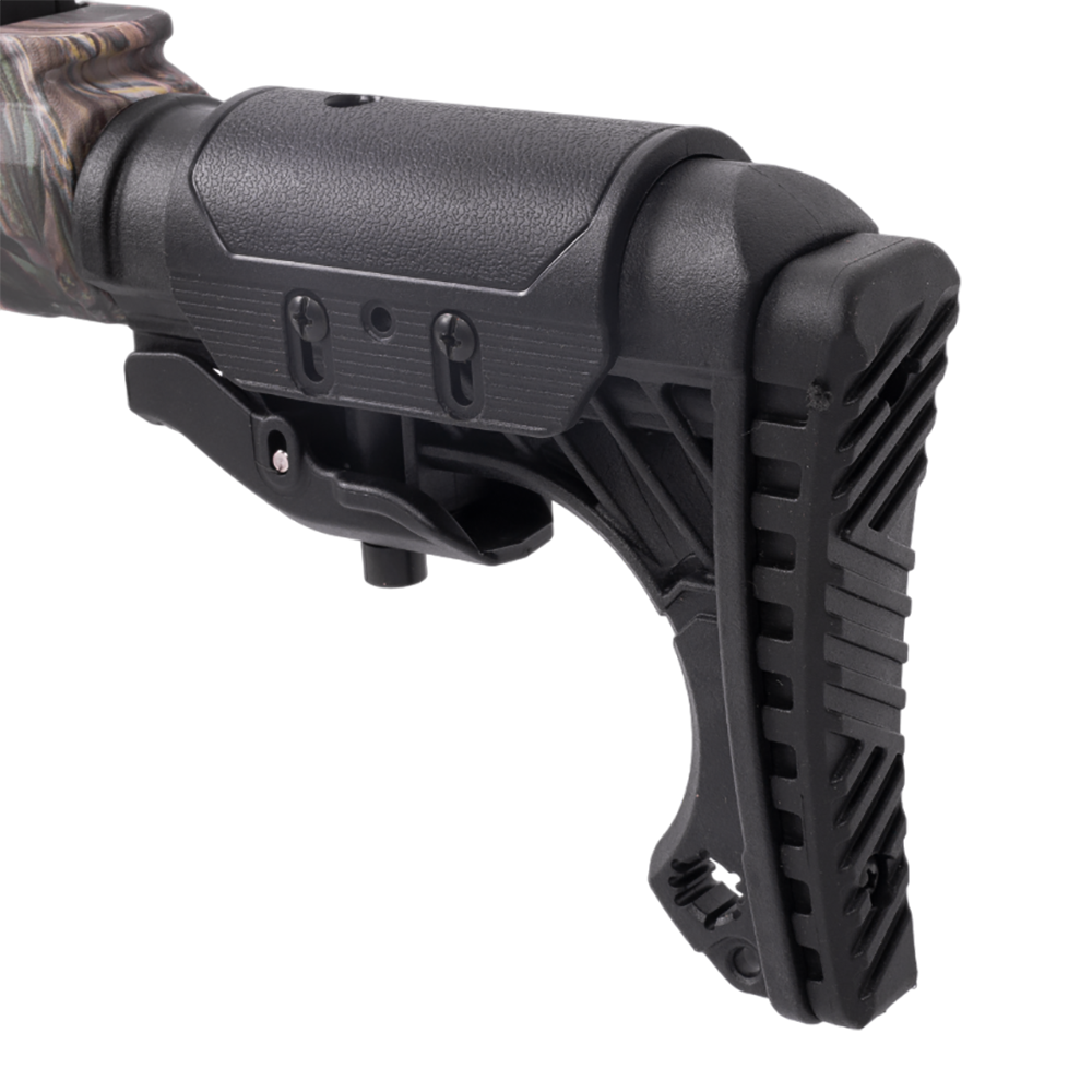 Приклад для арбалета Man Kung XB58, блочный, forest camo, кивер, стрелы 4 шт., прицел, крепеж. Фото №3