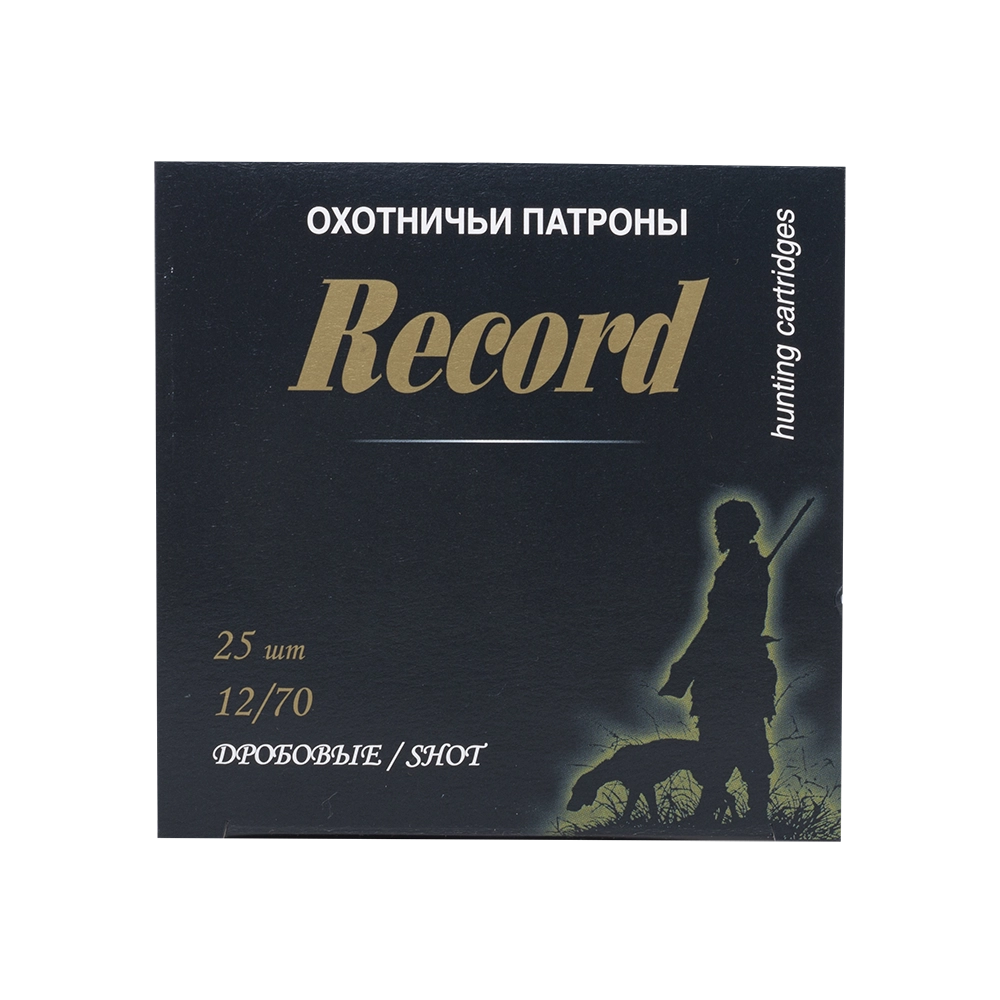 Патрон Рекорд 12/70 картечь 6,2 (в пачке 25 шт.) (в коробке 250 шт.). Фото №5