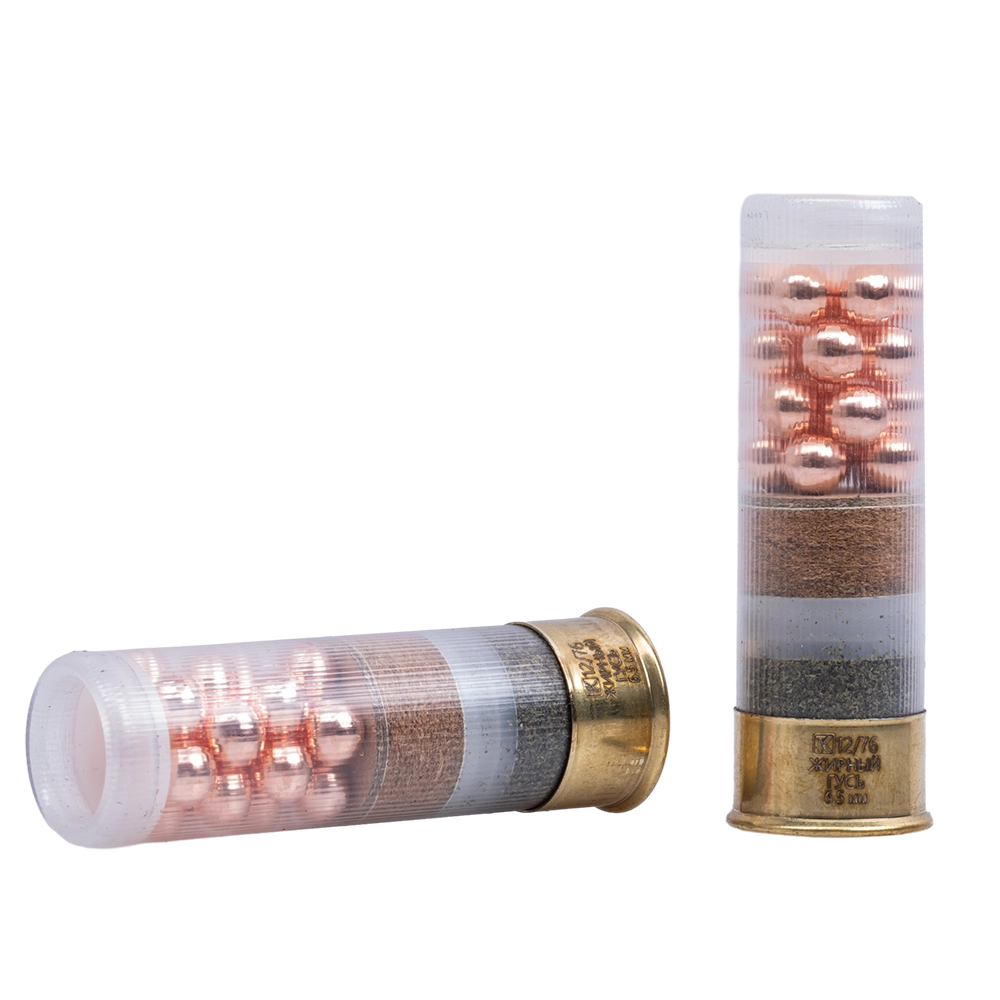 Патрон Техкрим 12/76 Жирный гусь картечь № 6,5 (в коробке 10 шт) ( коробка 240). Фото №2 Патрон Техкрим 12/76 Жирный гусь картечь № 6,5 (в коробке 10 шт) ( коробка 240). Фото №2