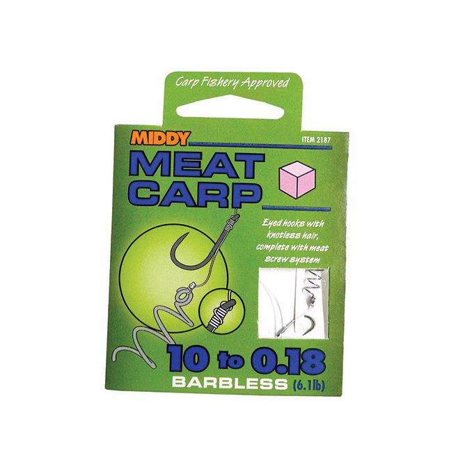 MIDDY Meat HTN 14s to 0.16 Крючок с поводком (6шт). Фото №1