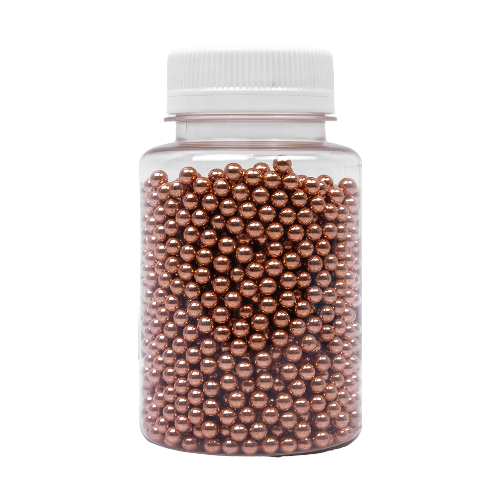 Шарик омеднённый "Borner Gold" БАНКА (1500 шт.) (в коробке 20 шт.). Фото №2