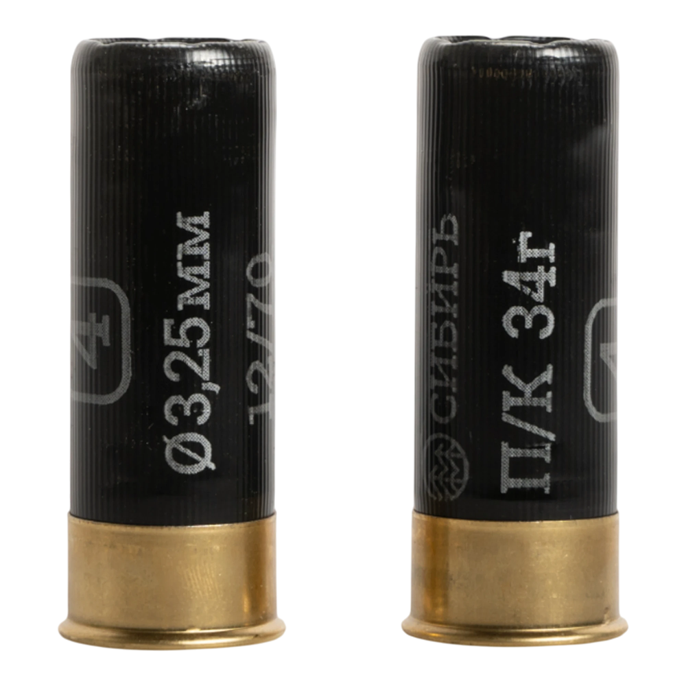 Патрон СИБИРЬ PREMIUM 12/70 охотничий дробовой 34г №4 (CX-2000) (пачка 25 шт) (в коробке 250шт). Фото №3