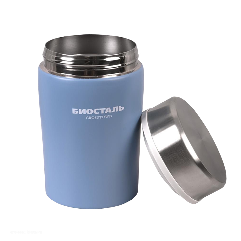 Термос "BIOSTAL-CROSSTOWN" ш/г NTD-500B, цвет СИНИЙ. Фото №3