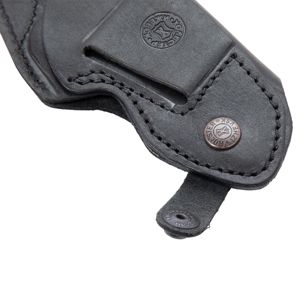 Кобура поясная "ДШ ТТ" (кожа, черный) (Хольстер). Фото №3