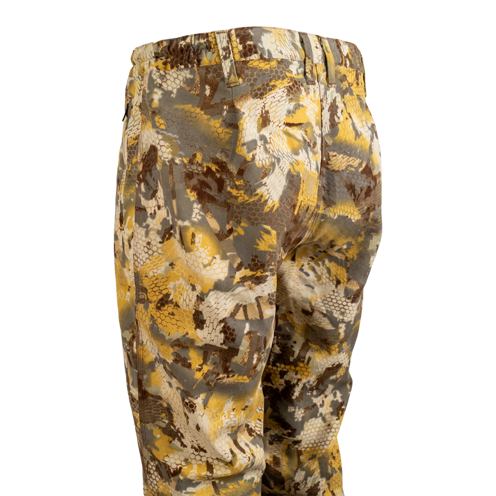 Костюм мужской летний "Кречет", twill, соты бело-желтый (52-54/182) (ХСН). Фото №4