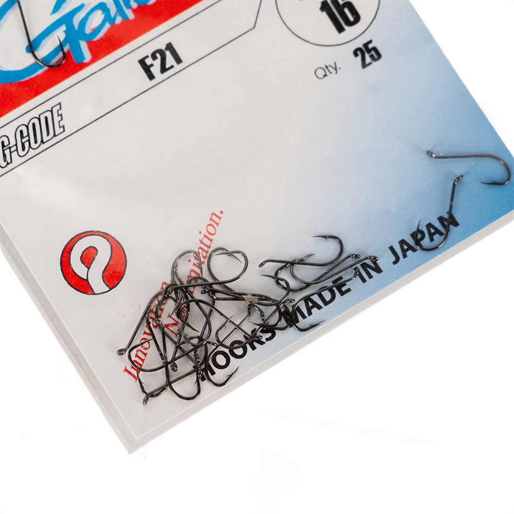 Крючок Gamakatsu Hook F21 Black №16. Фото №2 Крючок Gamakatsu Hook F21 Black №16. Фото №2