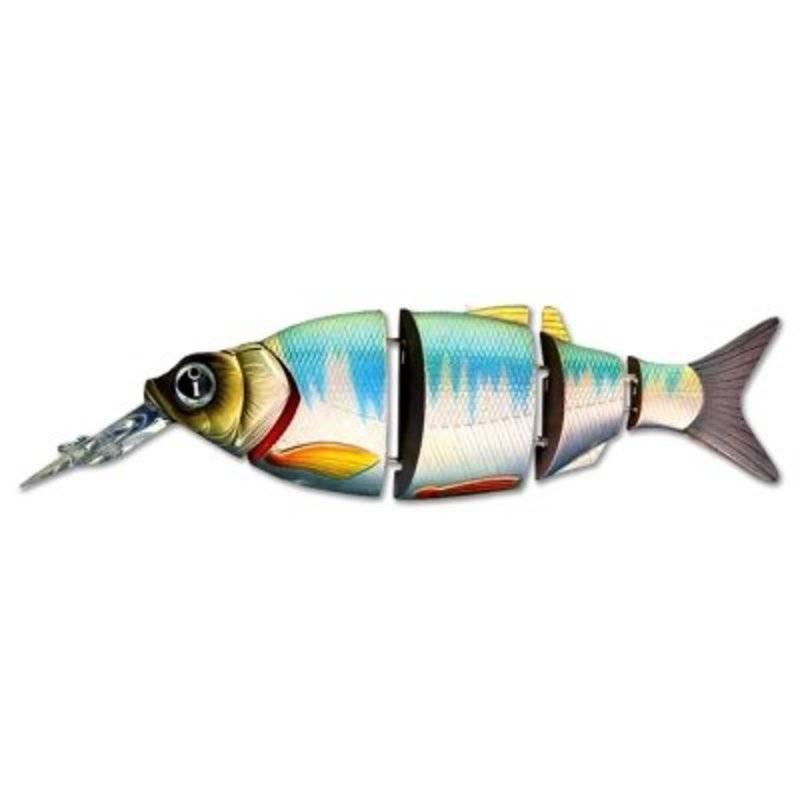 Воблер IZUMI 5 section white fich 105 MD (SUSPENDING) вес 23 гр, заглубление (1,5м-2м), цвет 06. Фото №1