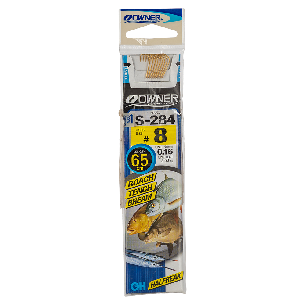 Крючок с поводком Owner S-284 08-0.16. Фото №1