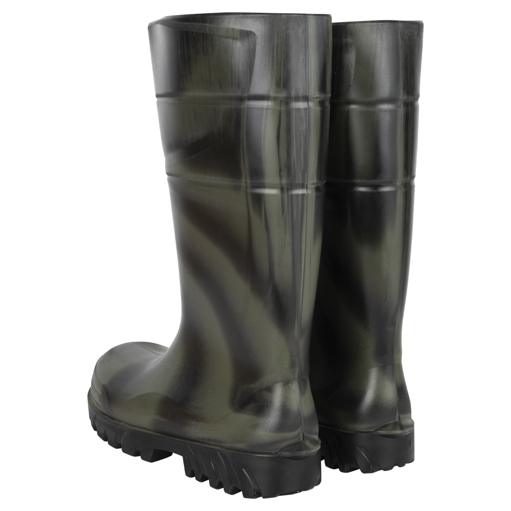 Сапоги TTLUX полиуретановые (цв. чёрно-зелёный) р. 44. Фото №9