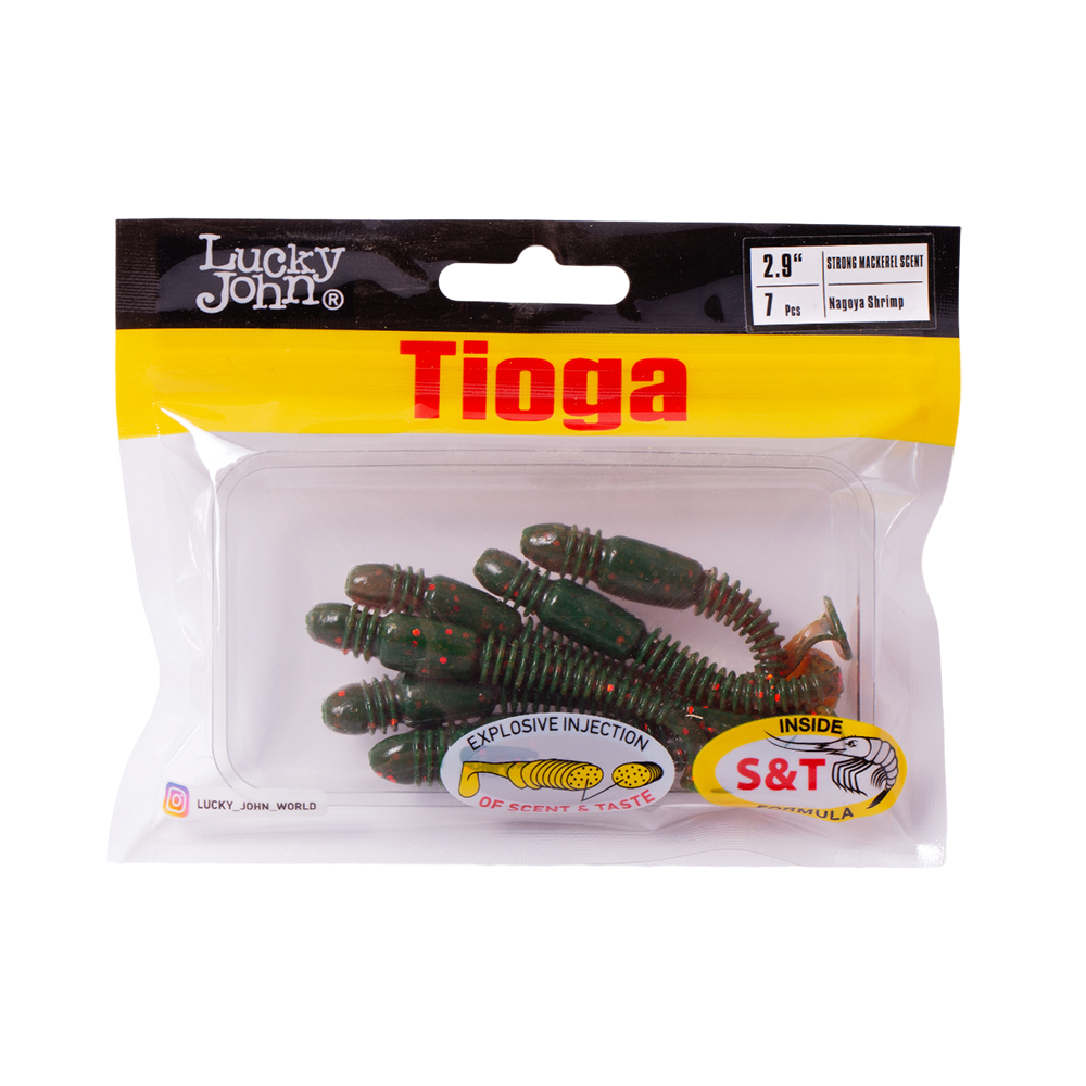 Виброхвост Lucky John Pro Series Tioga 2,9" 75мм, (7шт. упак.) цвет 085. Фото №1 Виброхвост Lucky John Pro Series Tioga 2,9" 75мм, (7шт. упак.) цвет 085. Фото №1