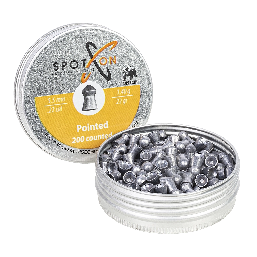 Пуля пневматическая SPOTON Pointed 5,5 мм, 1,4 гр. (200 шт). Фото №3 Пуля пневматическая SPOTON Pointed 5,5 мм, 1,4 гр. (200 шт). Фото №3