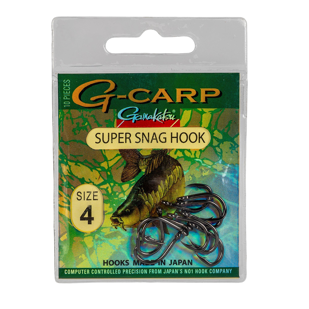 Крючок GAMAKATSU G-Carp Super Snag №4 . Фото №1