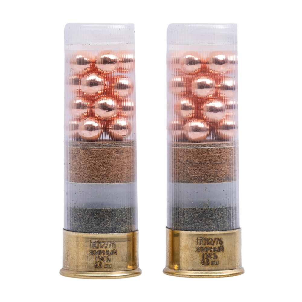 Патрон Техкрим 12/76 Жирный гусь картечь № 6,5 (в коробке 10 шт) ( коробка 240). Фото №3 Патрон Техкрим 12/76 Жирный гусь картечь № 6,5 (в коробке 10 шт) ( коробка 240). Фото №3