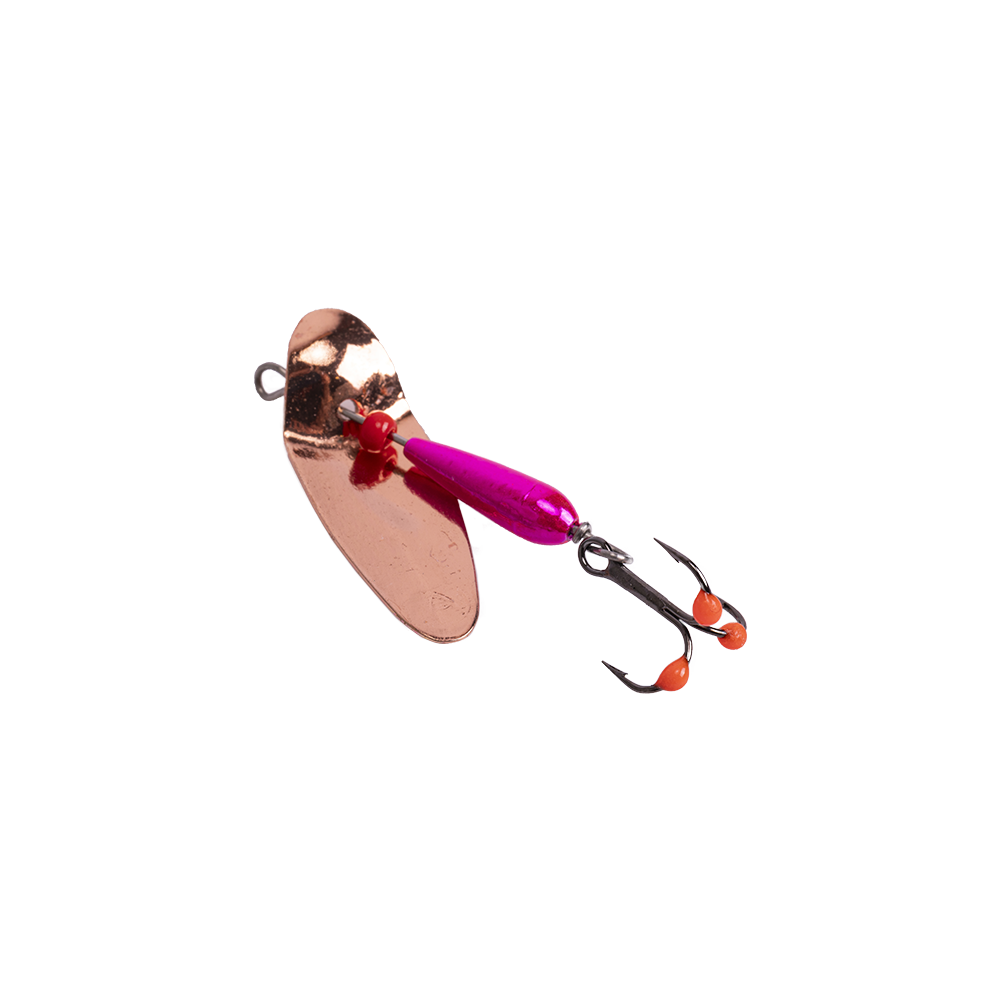 Вертушка Spinner AGAT MARIO#2 (metal pink)2,8g (медь). Фото №2
