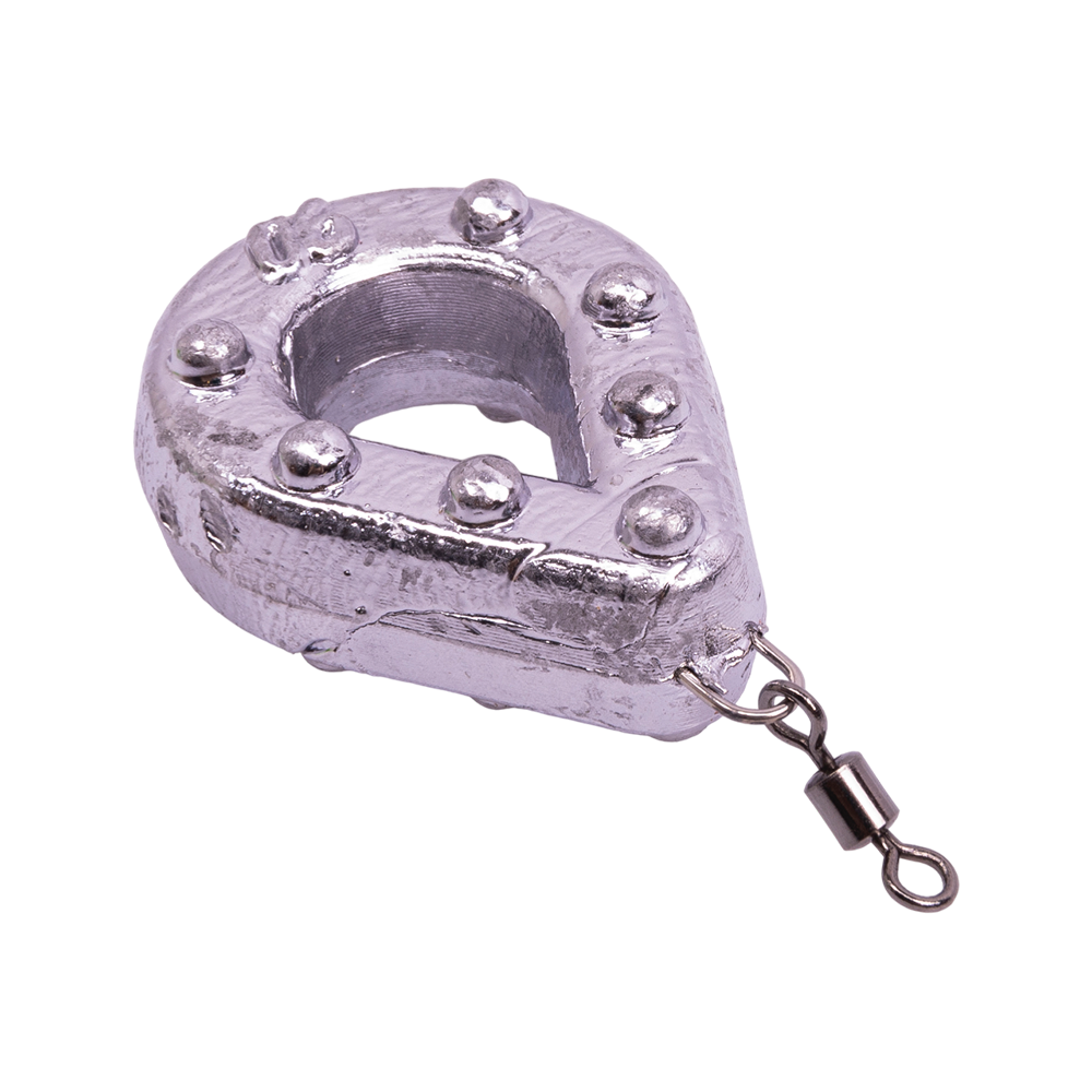 Груз "Капля-рамка" с ушком и вертлюгом, 90гр. Фото №3 Груз "Капля-рамка" с ушком и вертлюгом, 90гр. Фото №3