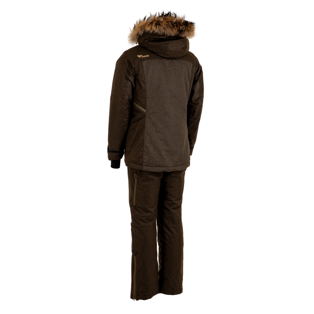Костюм PRIDE женский для охоты Артемида, зимний -15, коричневый р. 44-46/170-176. Фото №5