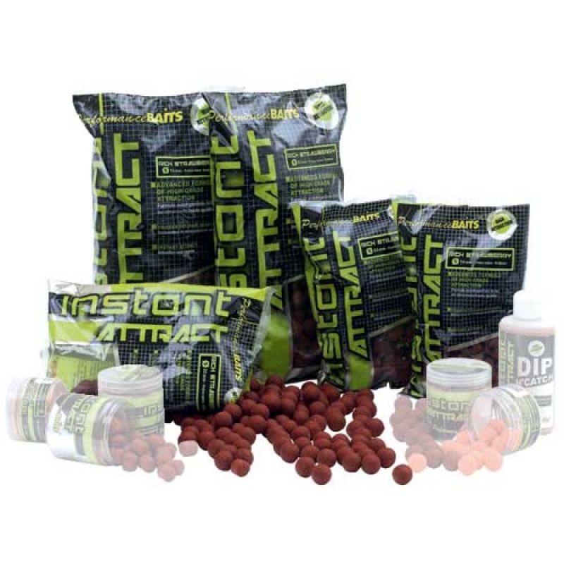 Бойлы тонущие Starbaits INSTANT ATTRACT Bouillettes Longue concervation Rich Stawberry 20мм, 1кг. Фото №2