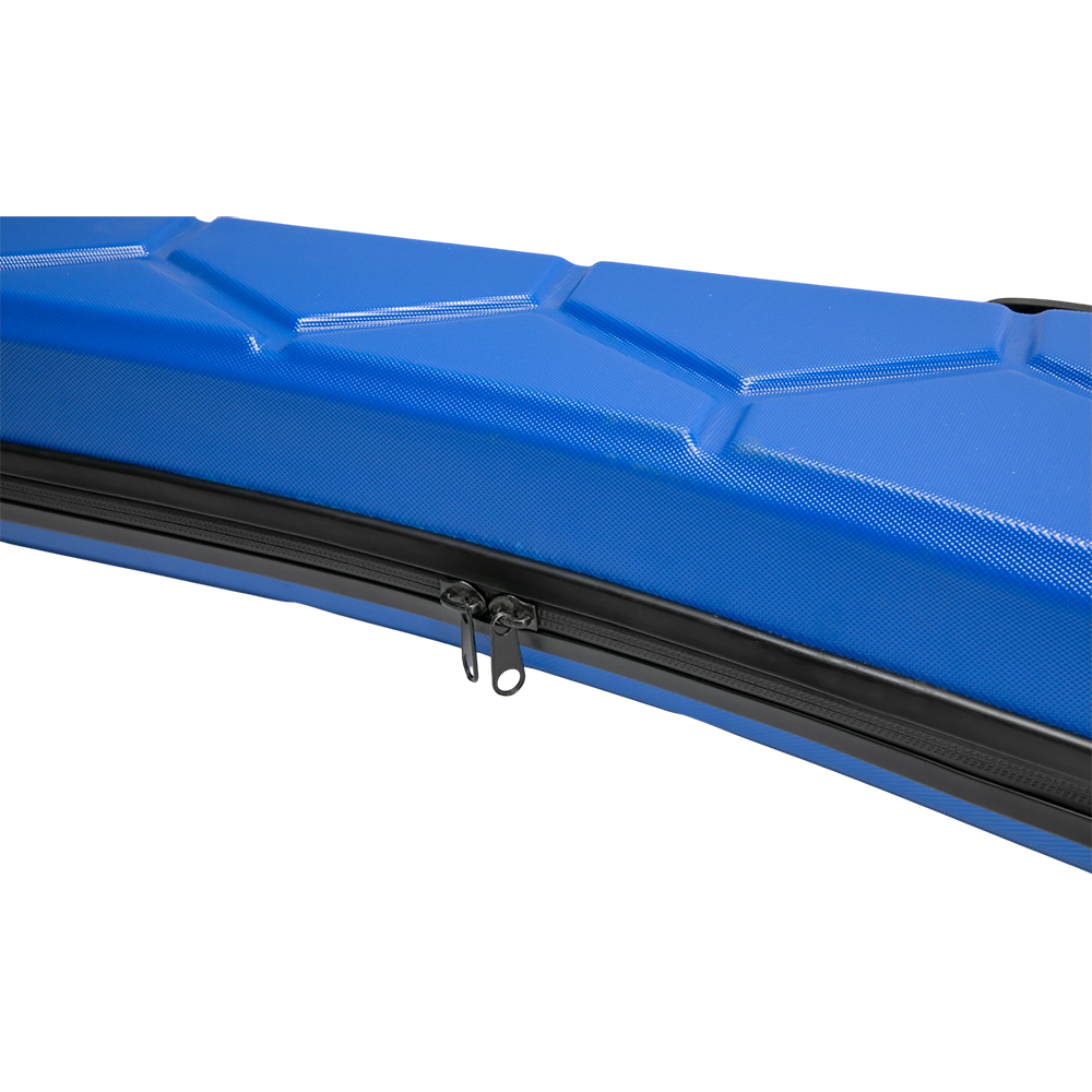 Кейс для удилищ Garry Zonter жесткий "Кристалл" размер M (140*22*13) синий. Фото №5