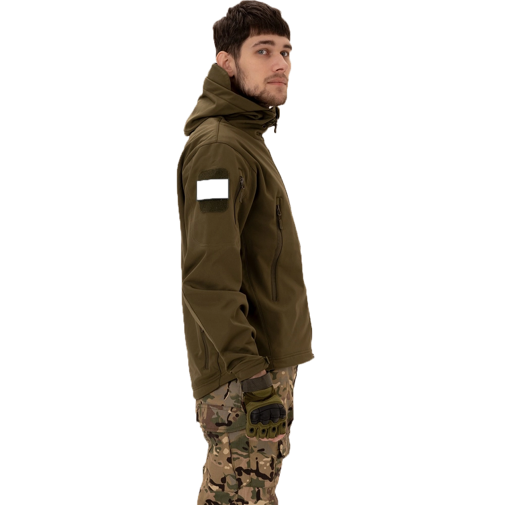 Куртка Remington Shark skin soft shell jacket Army Green р. M. Фото №4