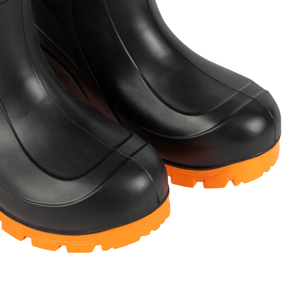 Сапоги KAURY PRESIDENT ЭВА (подошва ПУ, с манжетой, утепленные, PW черно-орнанжевый) р. 45/46. Фото №6