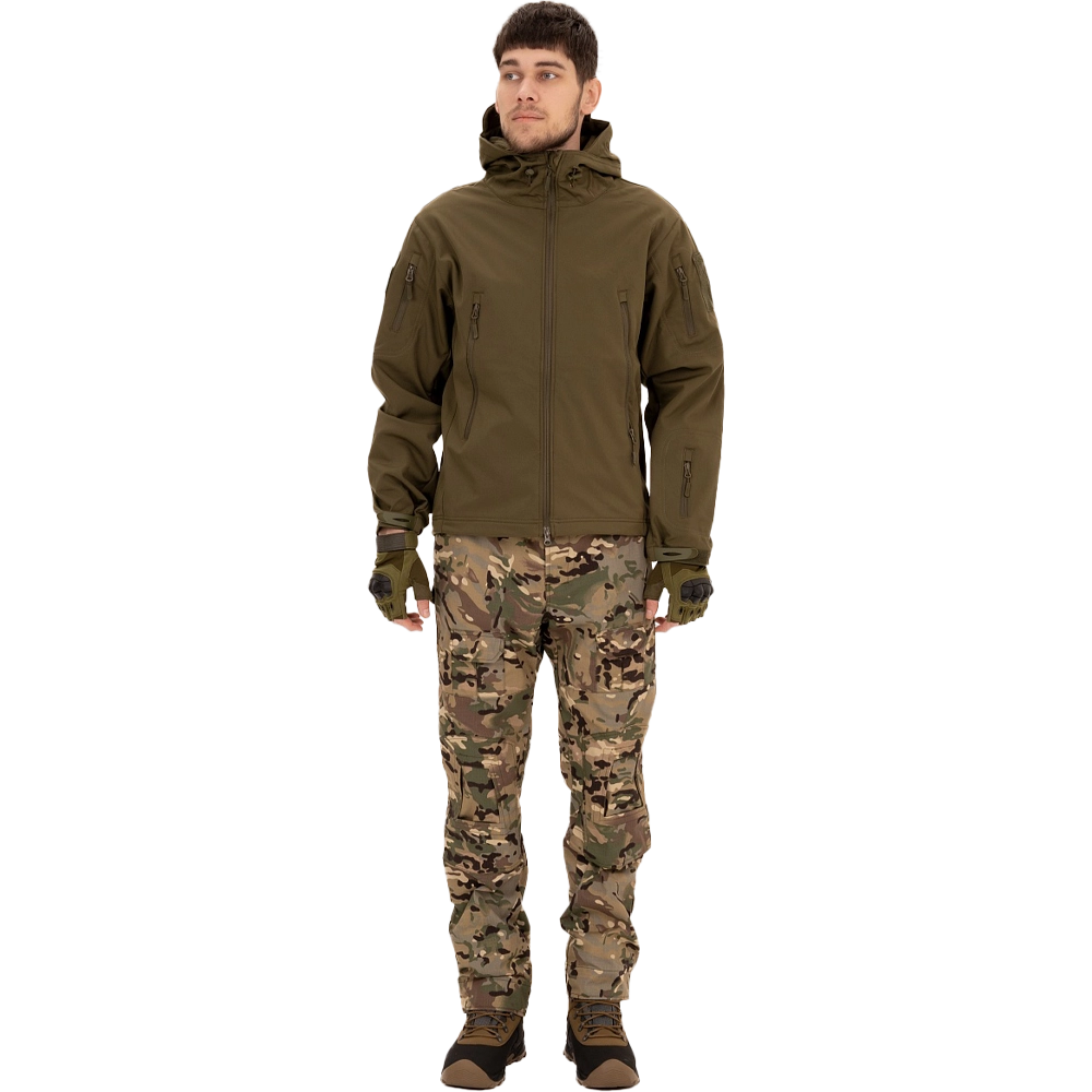 Куртка Remington Shark skin soft shell jacket Army Green р. XL. Фото №1