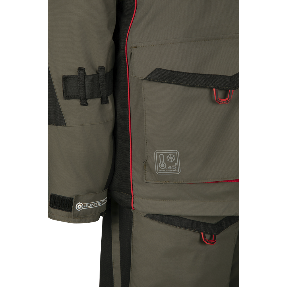 Костюм Huntsman Поплавок Siberia Floating цвет Хаки/Черный ткань Breathable. Фото №6