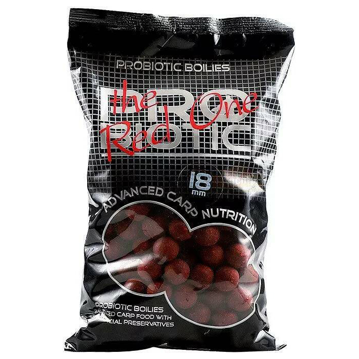 Бойли тон. Starbaits PROBIOTIC Red Shelf Life 18мм, 1кг. Фото №2