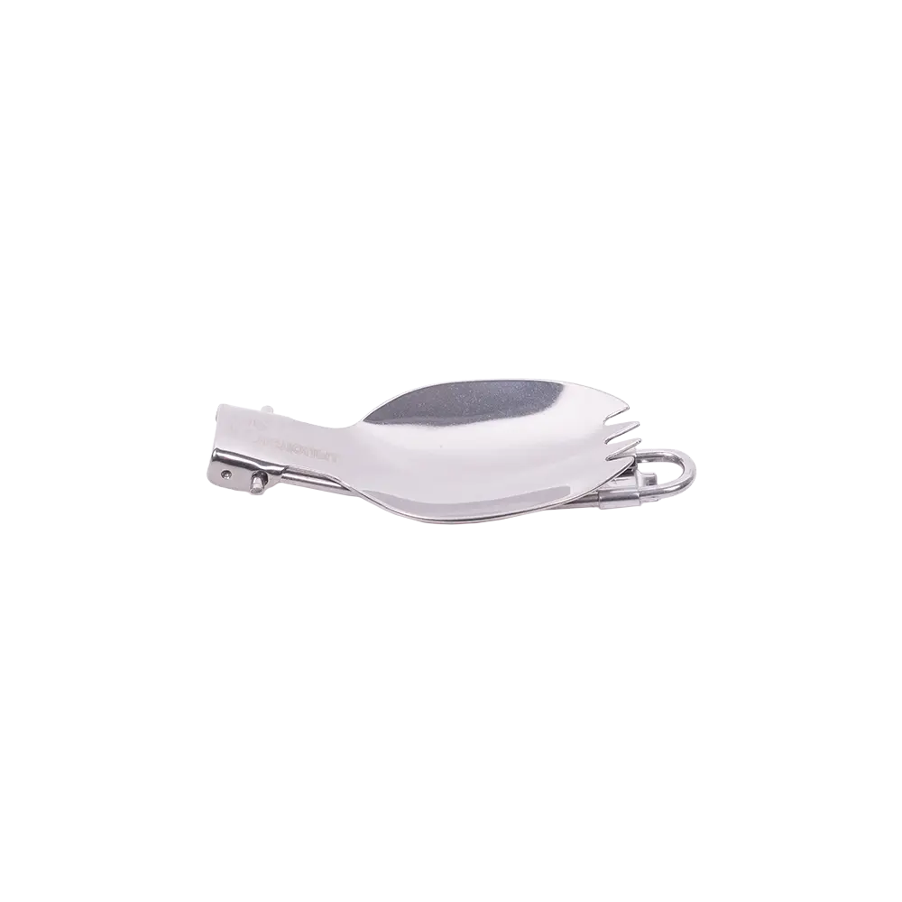 Ложка складная походная "Следопыт" нержавеющая сталь (ложка-вилка) в чехле. Фото №4