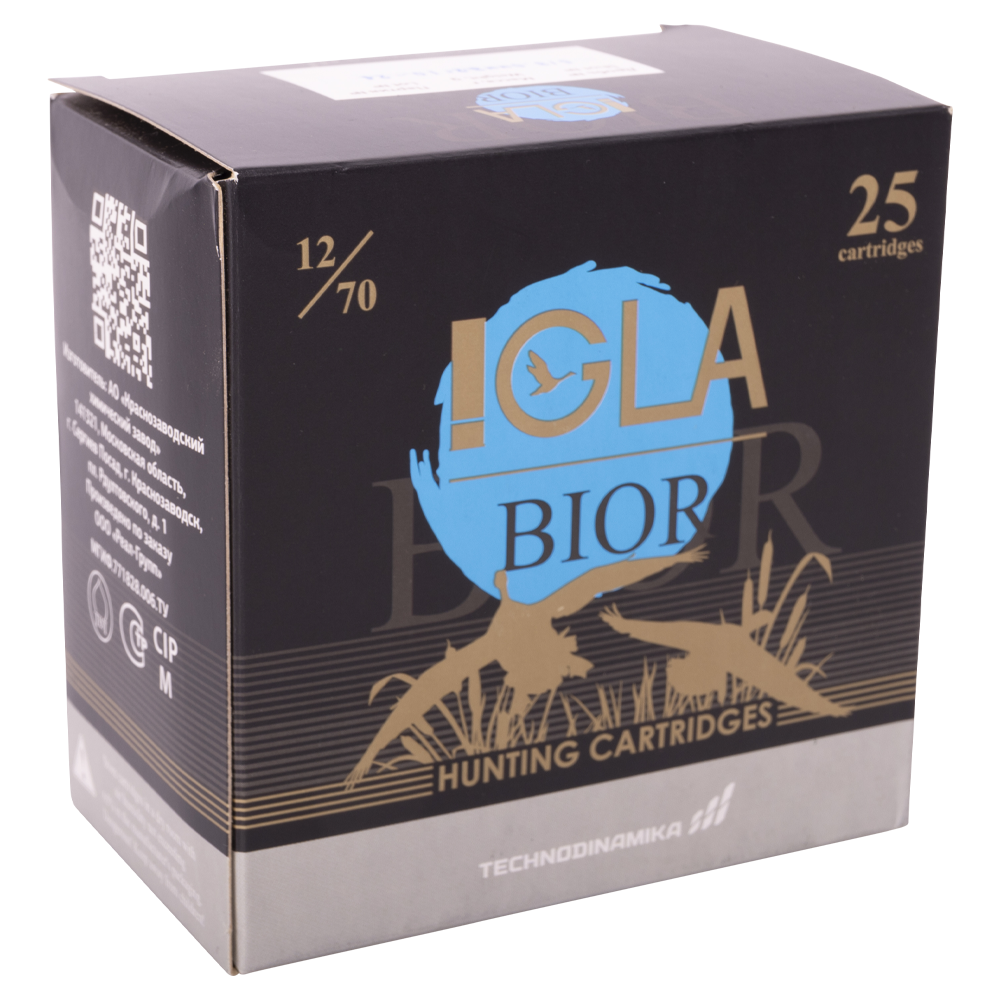 Патрон "Игла-Биор" 12/70 №5 32 гр. (пачка 25шт, короб., 250). Фото №4