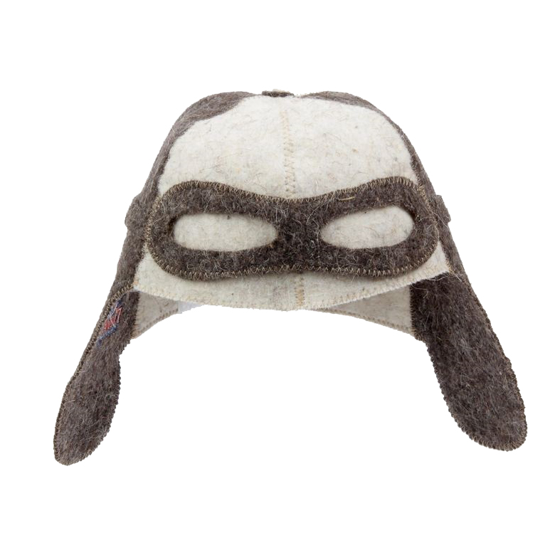 Шапка банная пилот "Больше, выше, горячее". Фото №1