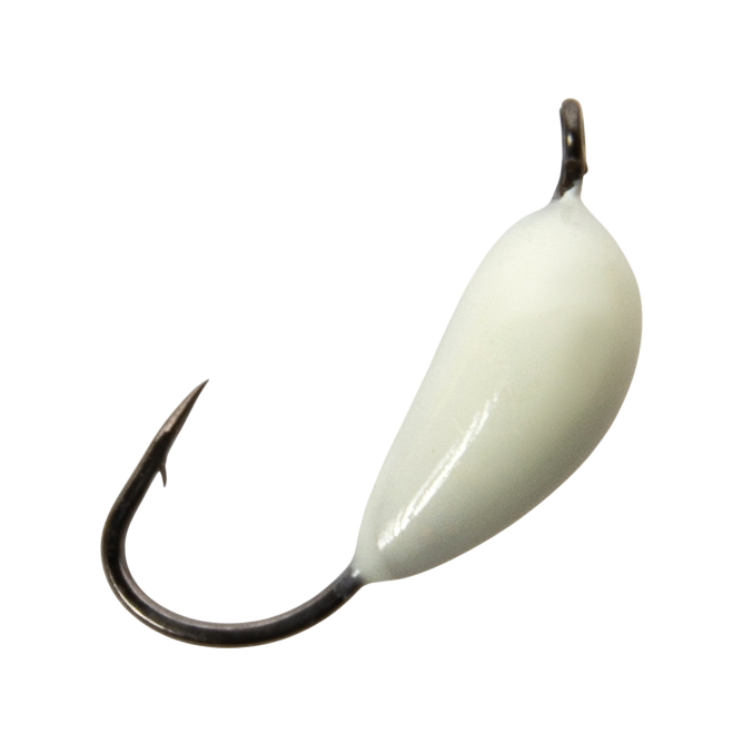 Мормышка вольфрамовая LumiCom "Банан с ушком" 3,0мм, цвет (R) обмазка, (10шт упак). Фото №1