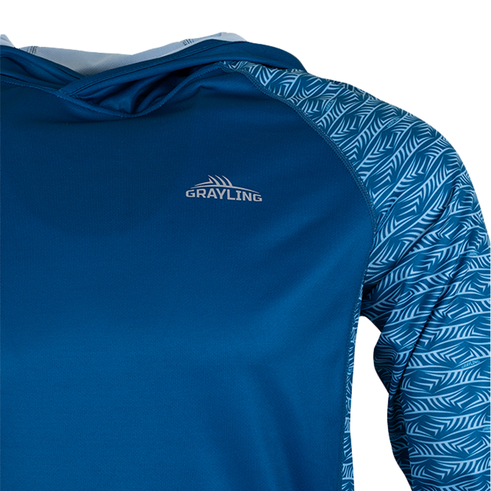 Лонгслив с капюшоном GRAYLING "Sargan" (волны) р. L. Фото №2 Лонгслив с капюшоном GRAYLING "Sargan" (волны) р. L. Фото №2
