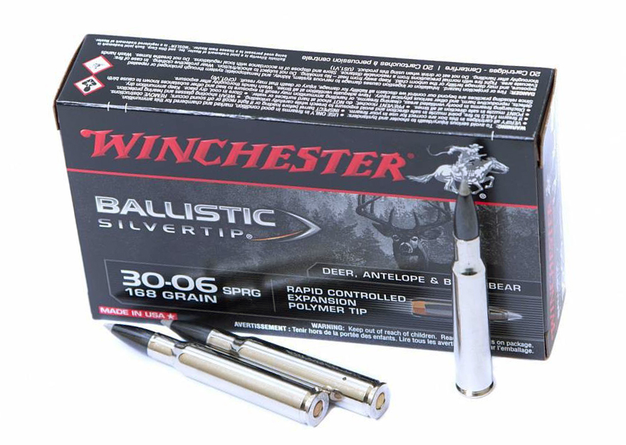 Патрон нарезной WINCHESTER калибр 30-06 Ballistic Silver Tip 10,89 гр. 168 grn. (в пачке 20 шт.). Фото №1 Патрон нарезной WINCHESTER калибр 30-06 Ballistic Silver Tip 10,89 гр. 168 grn. (в пачке 20 шт.). Фото №1
