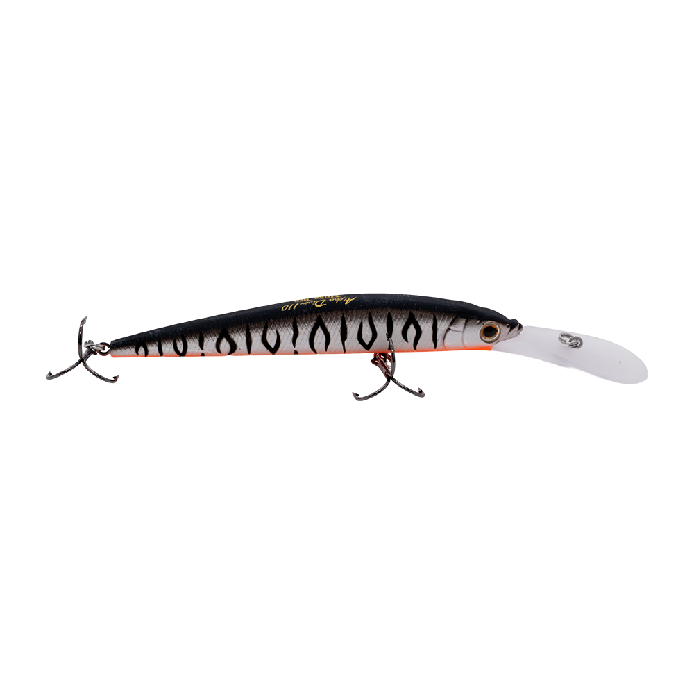 Воблер Минноу Strike Pro Alpha Diver 110, 110 мм, 13 гр, заглубление 2,5м.-4,0м., цвет (JL-062F#A243ES). Фото №2 Воблер Минноу Strike Pro Alpha Diver 110, 110 мм, 13 гр, заглубление 2,5м.-4,0м., цвет (JL-062F#A243ES). Фото №2